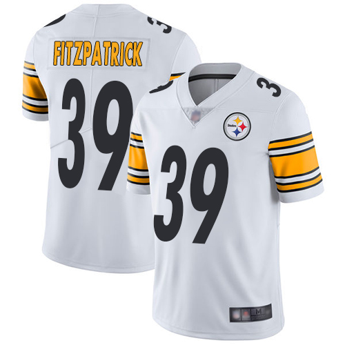Men Pittsburgh Steelers Football #39 Limited White Minkah Fitzpatrick Road Vapor Untouchable Nike NFL Jersey